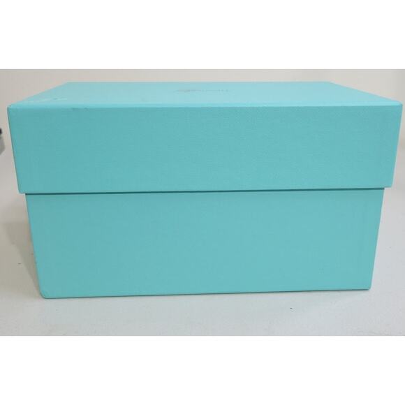 Tiffany & Co. Blue Storage Box Medium Size Some Flaws 10x6.5x5.5 Inches - Picture 5 of 9